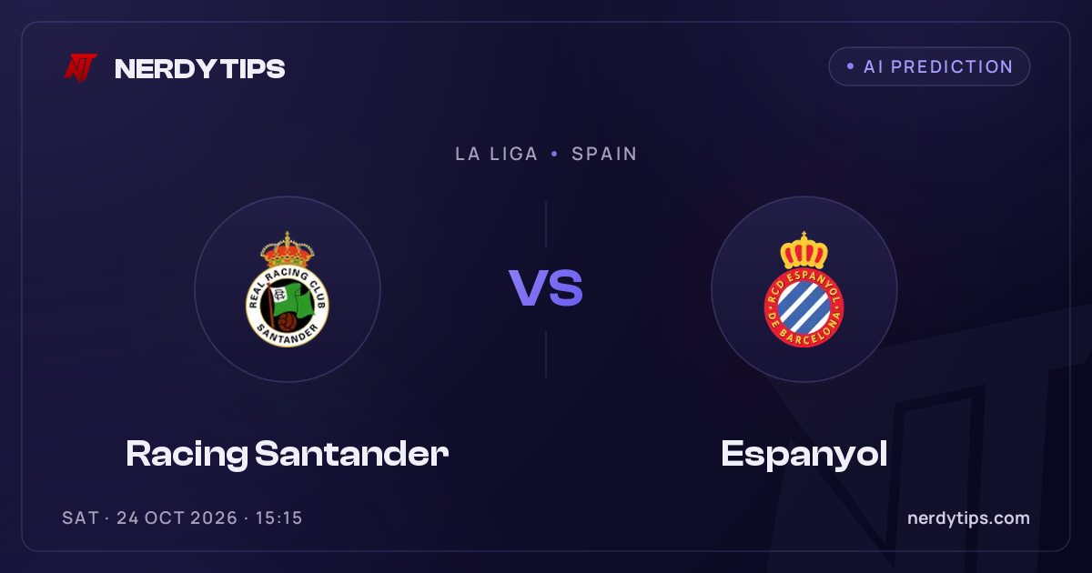 Racing Santander vs Espanyol Tipp