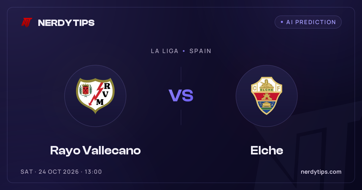 Rayo Vallecano vs Elche Tipp