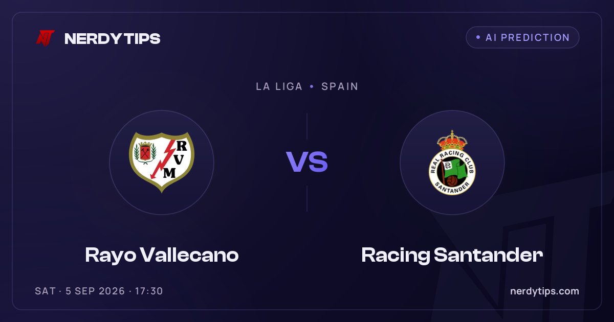 Rayo Vallecano vs Racing Santander Pronóstico