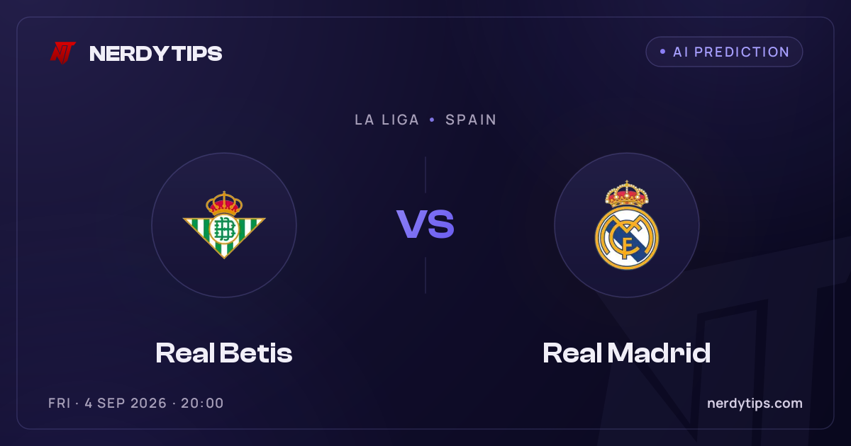 Real Betis vs Real Madrid Prediction