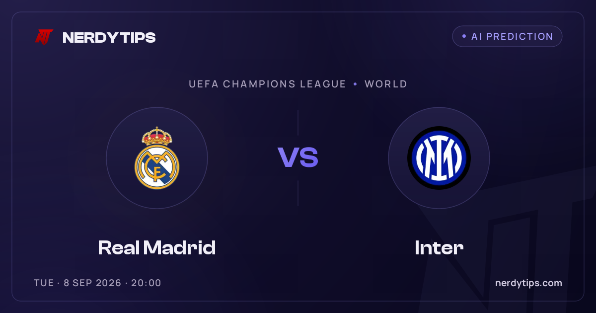 Real Madrid vs Inter Prediction