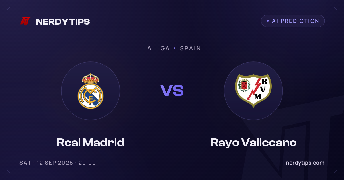 Real Madrid vs Rayo Vallecano Prediction