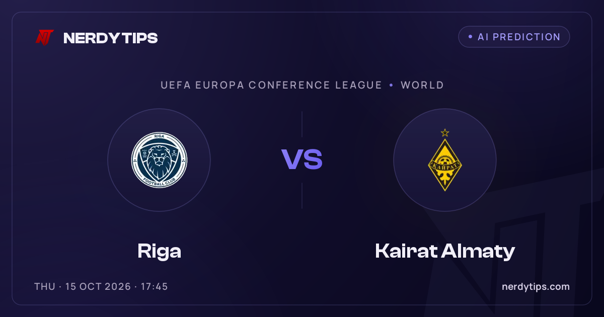 Riga vs Kairat Almaty Typy