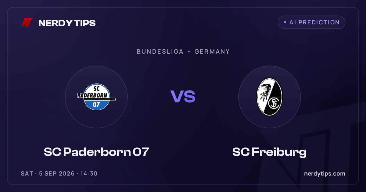 SC Paderborn 07 vs SC Freiburg Prediction