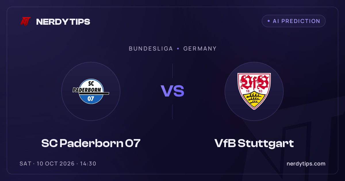 SC Paderborn 07 vs VfB Stuttgart Prediction