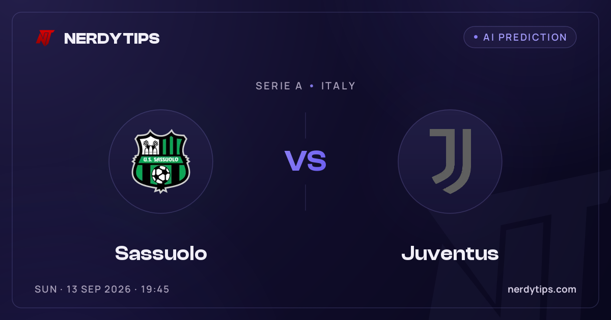 Sassuolo vs Juventus Typy