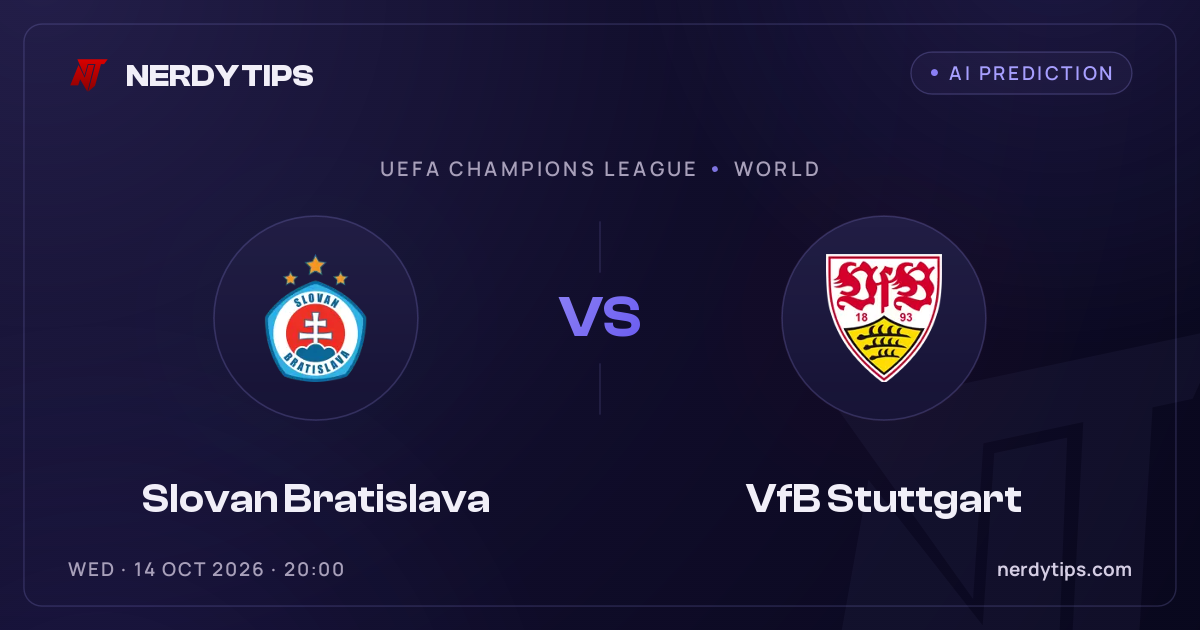 Slovan Bratislava vs VfB Stuttgart Prediction