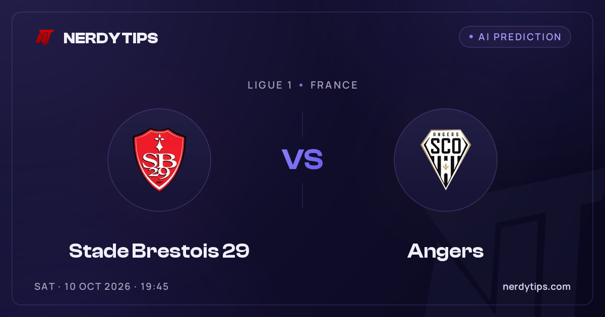 Stade Brestois 29 vs Angers Prediction