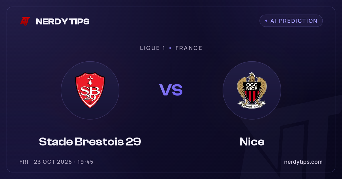 Stade Brestois 29 vs Nice Typy