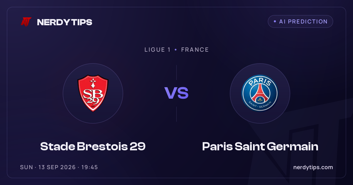 Stade Brestois 29 vs Paris Saint Germain Tipp