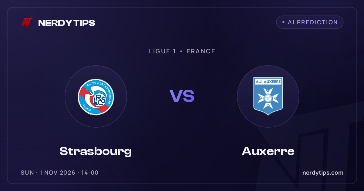 Strasbourg vs Auxerre Speltips