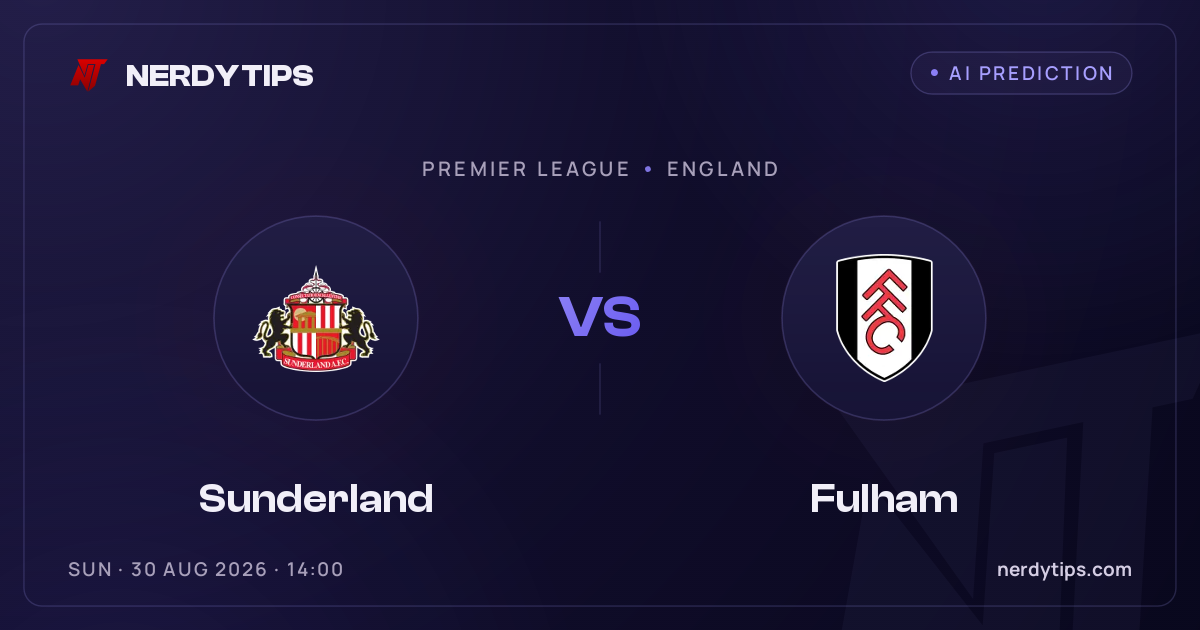 Sunderland vs Fulham Prediction