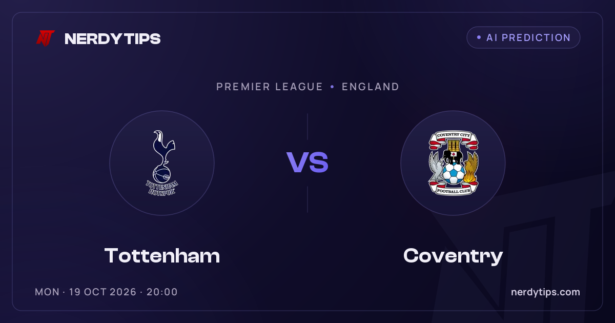 Tottenham vs Coventry Прогноза