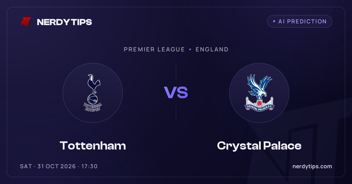 Tottenham vs Crystal Palace Прогноза
