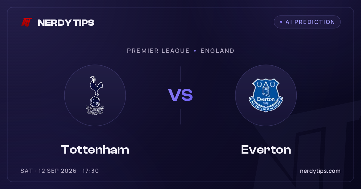 Tottenham vs Everton Prediction