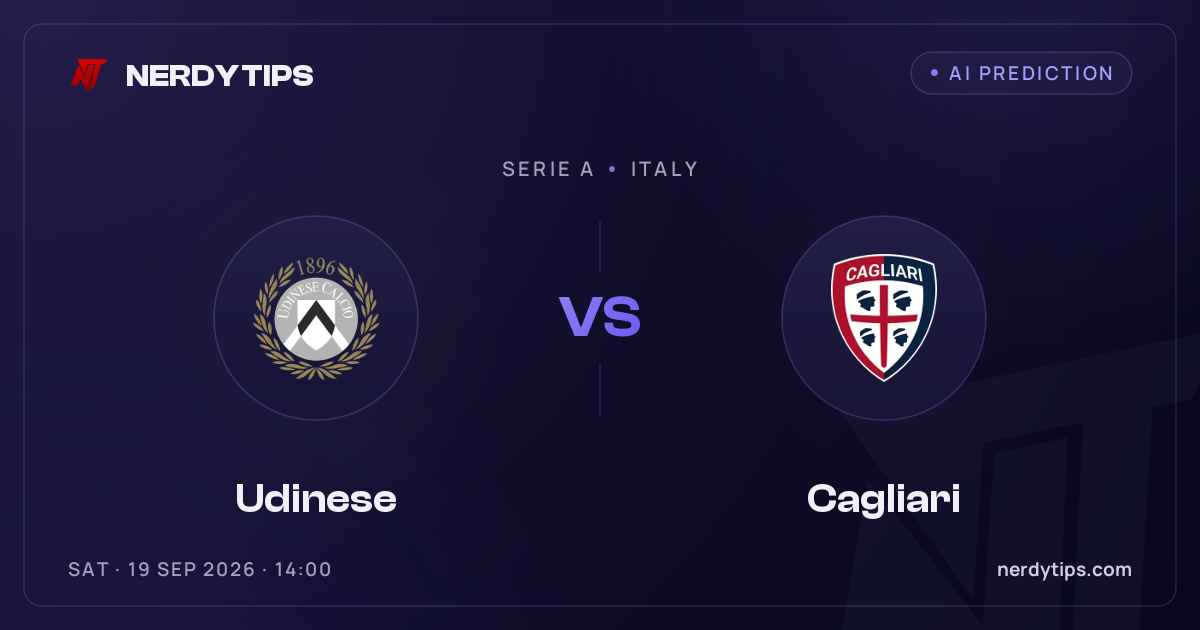 Udinese vs Cagliari Typy