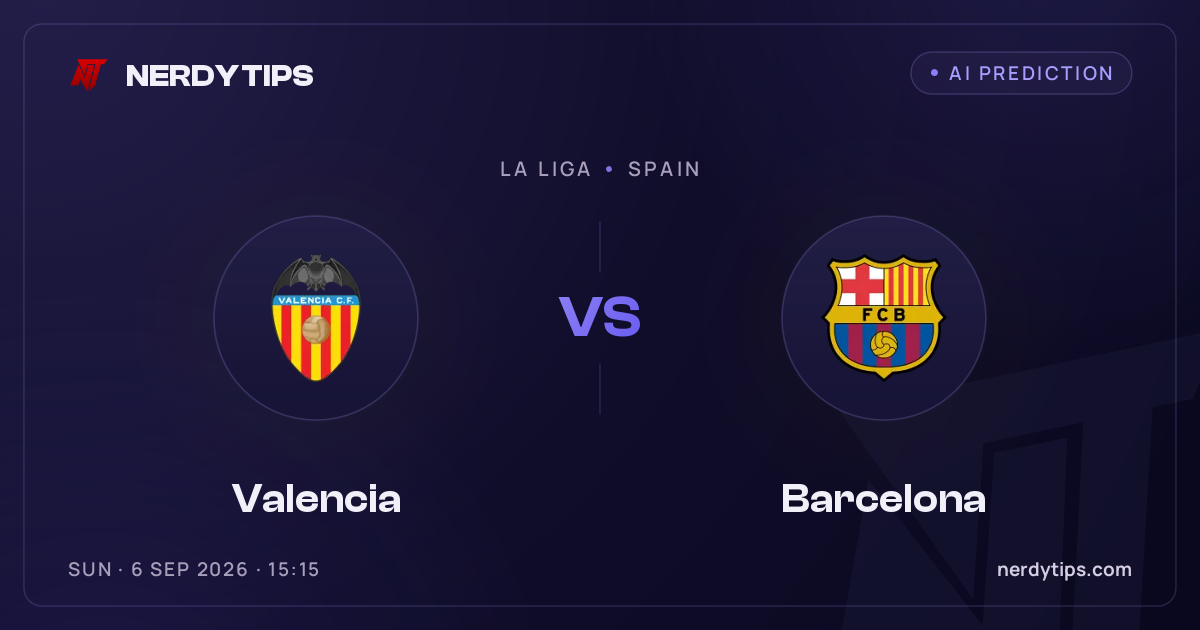 Valencia vs Barcelona Typy