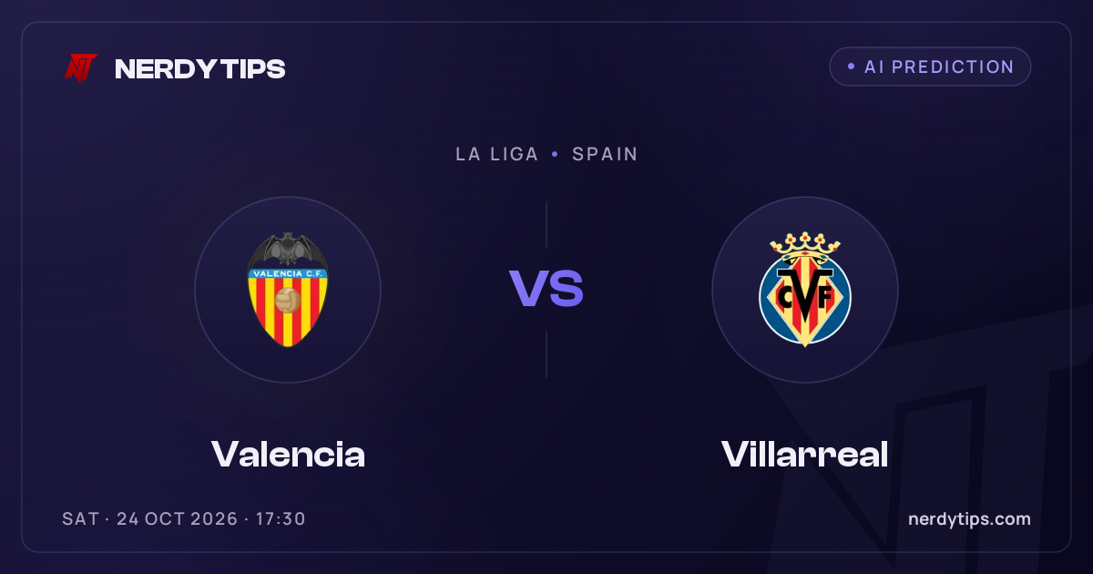 Valencia vs Villarreal Tahmin