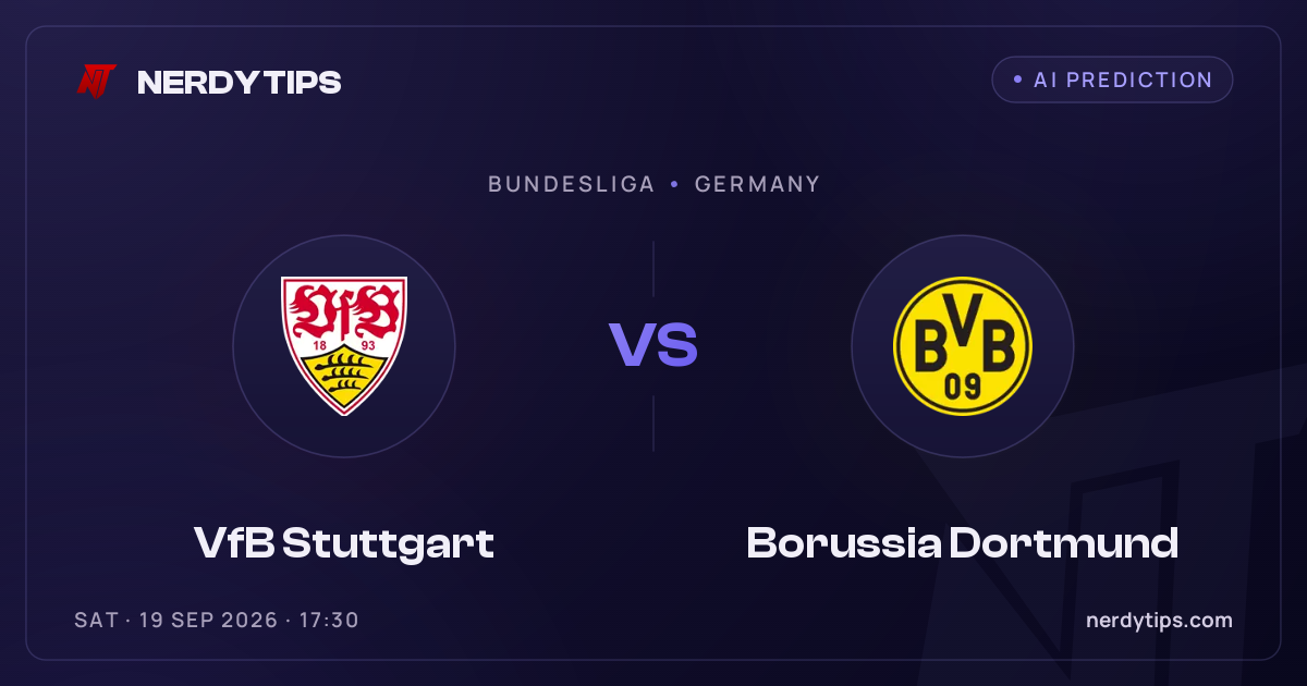 VfB Stuttgart vs Borussia Dortmund Tahmin