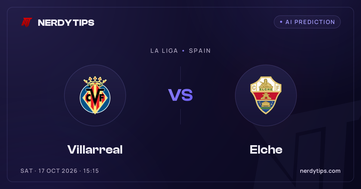 Villarreal vs Elche Tipp