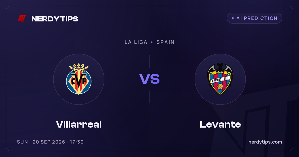 Villarreal vs Levante Prediction