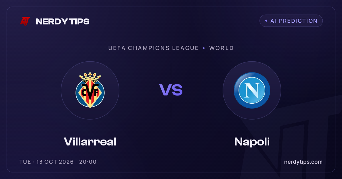 Villarreal vs Napoli Prediction