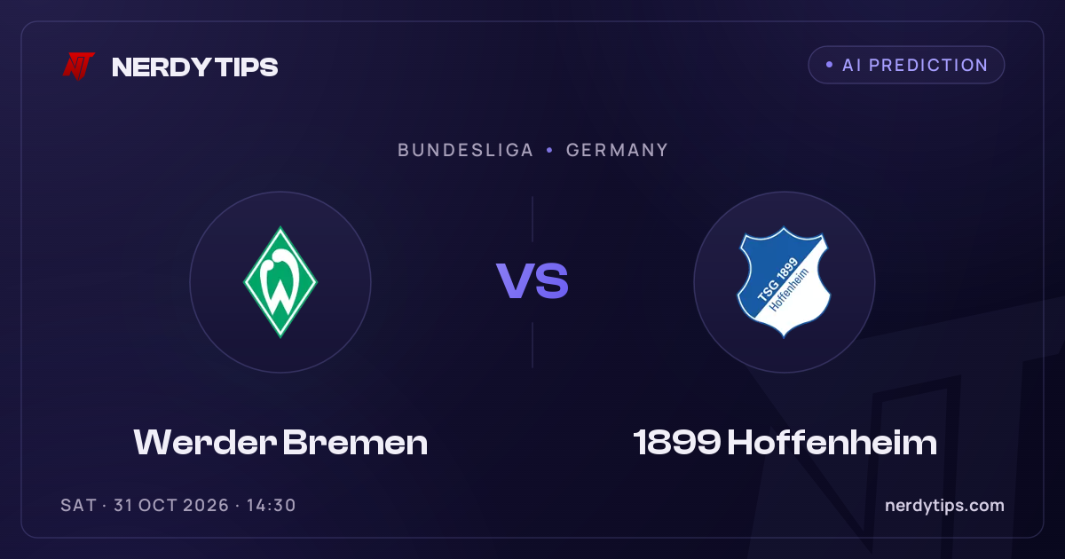 Werder Bremen vs 1899 Hoffenheim Prediksi