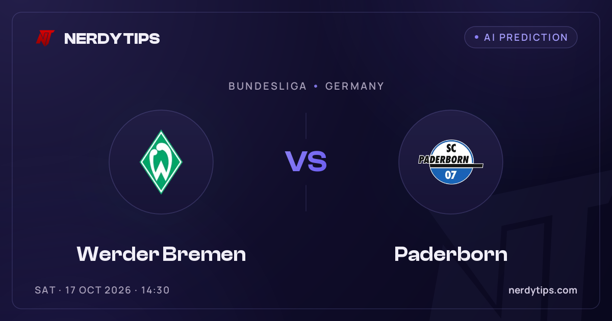 Werder Bremen vs Paderborn Palpite